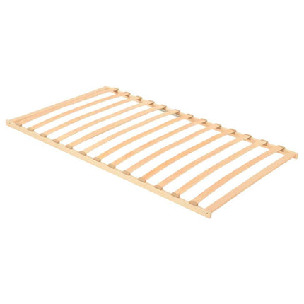 Lamelbund Brun 100 x 190 cm Solid bøg