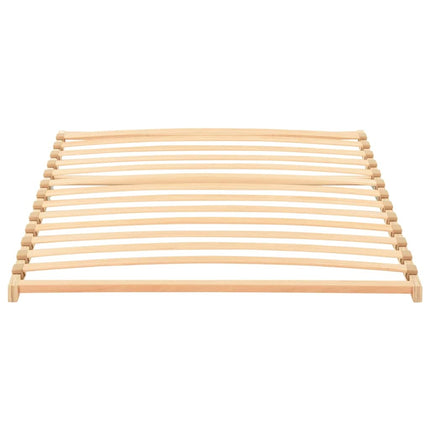 Lamelbund Brun 100 x 190 cm Solid bøg