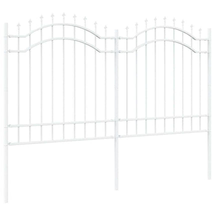 Havehegn WOERDEN 240 x 165 cm Pulverlakeret Stål Hvid