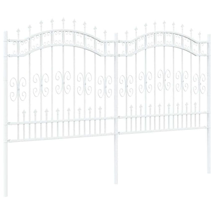 Havehegn KAMPEN 240 x 166 cm Mesh Pulverlakeret Stål Hvid