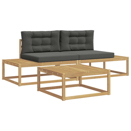 Udendørs sofagruppe Polyester Hvid