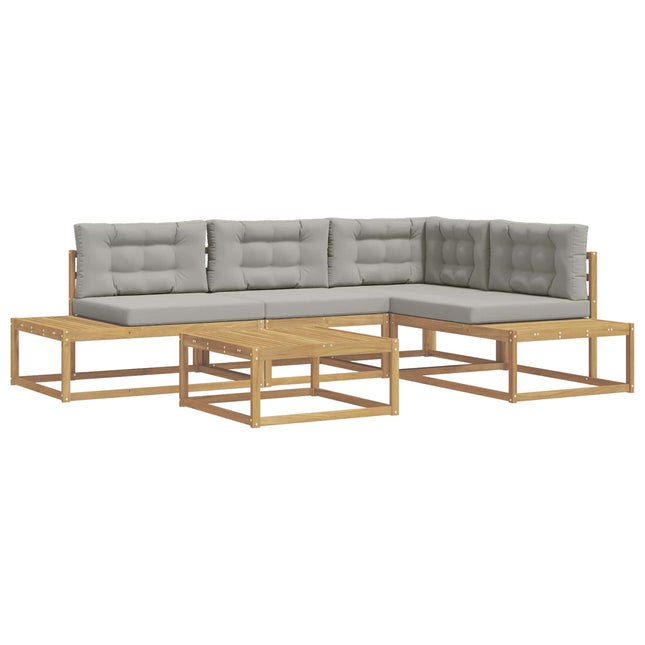 Udendørs sofagruppe med pude Hvid 79 x 79 x 37 cm Polyester
