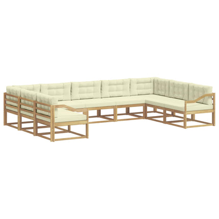 Udendørs sofagruppe 7 pcs Massivt Akacietræ