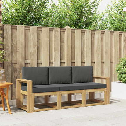 Udendørs sofagruppe 3 pcs