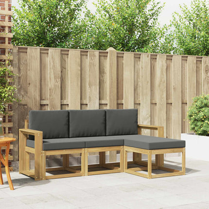 Udendørs sofagruppe 4 pcs