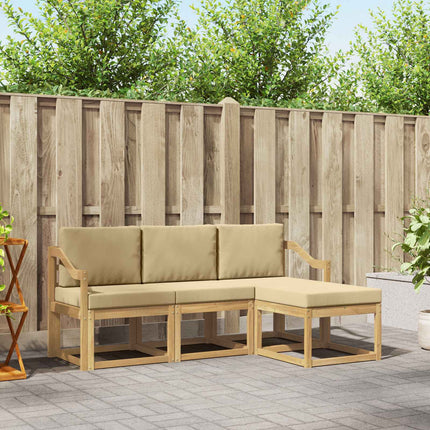 Udendørs sofagruppe 4 pcs