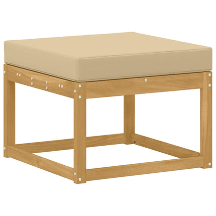 Udendørs sofagruppe 5 stk. Hvid og Beige