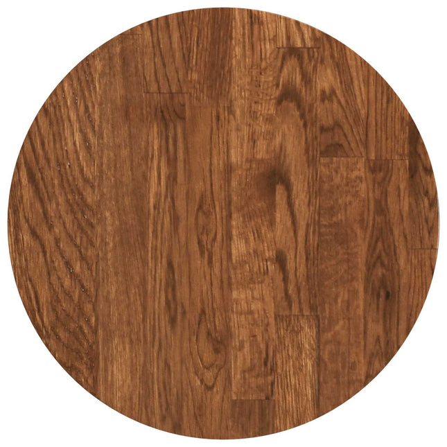 Bordplade Lys Brun Ø 30 x 4 cm Massivt Eg Træ