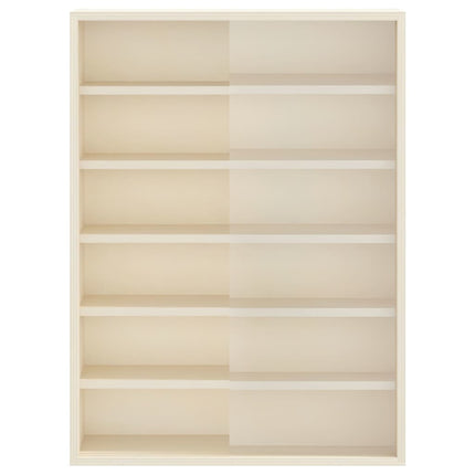 Vægdisplaykasse med hylde Beige 40 x 8,5 x 54 cm Krydsfinér