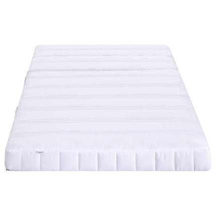 Udvidelig Skummadras 80 x 200 cm Hvid