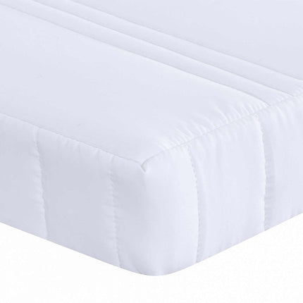 Udvidelig skummadras 80 x 200 cm Hvid
