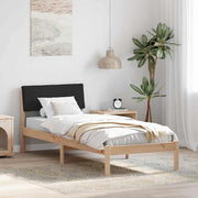 Sengestel Brun og sort 80 x 200 cm Massivt fyrretræ
