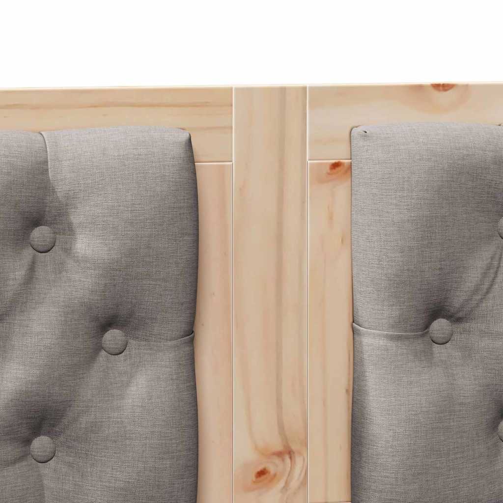 Hovedgærde Andet Brun og taupe 135 cm Massivt fyrretræ