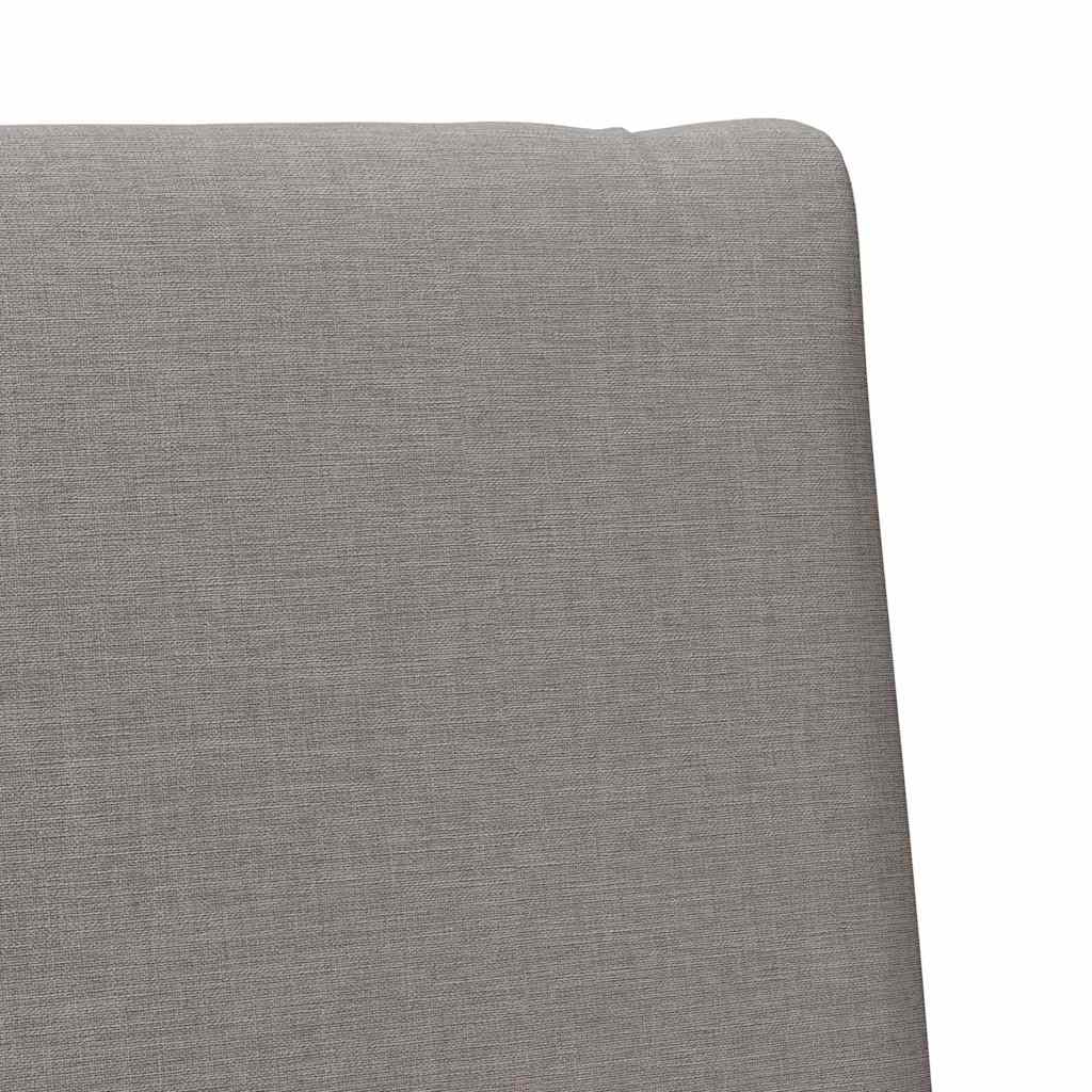 Polstret sengegavl Gråbrun 80 cm Massiv fyrretræ