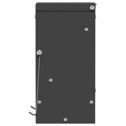 Kaninfeeder Sort 12,5 x 12,5 x 25 cm 1,5 kg Koldvalset Stål