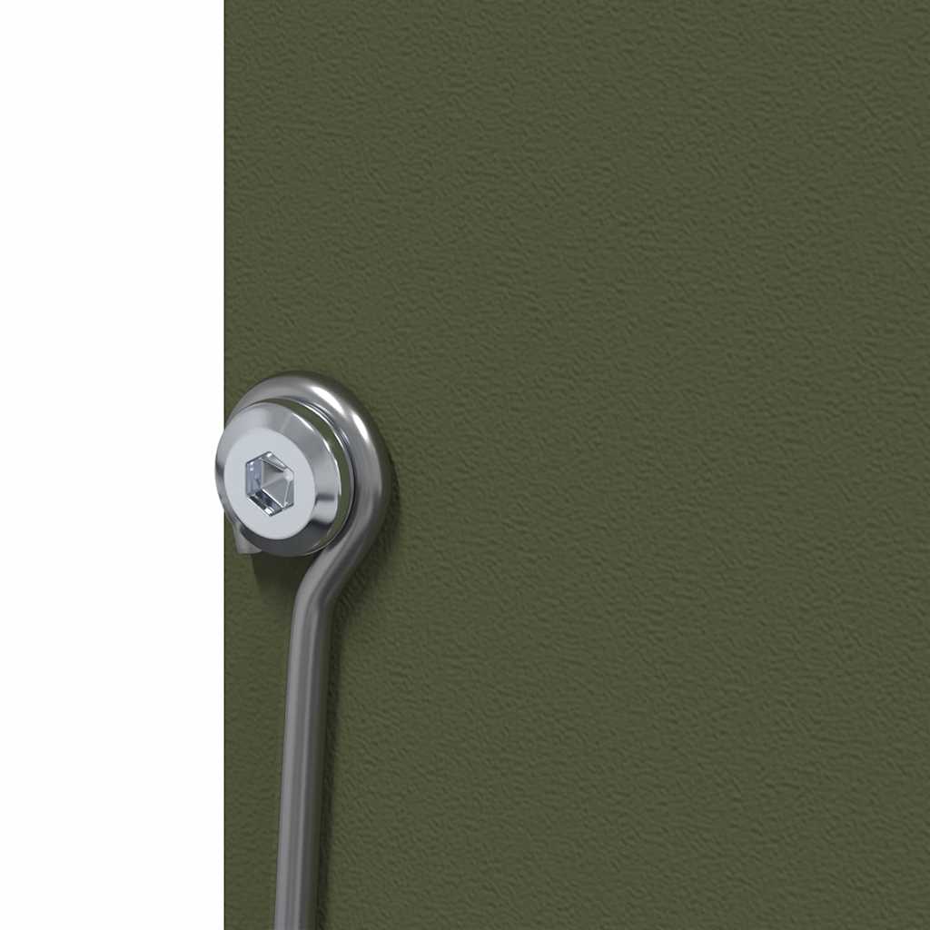 Kaninfeeder Oliven grøn 20 x 12,5 x 25 cm Koldvalset Stål