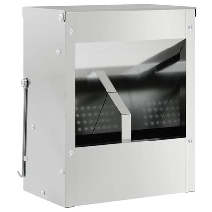 Kaninfeeder Sølv 20 x 12,5 x 25 cm 3 kg Galvaniseret stål