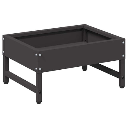 Fuglefoder Sort 80 x 28 x 13.5 cm Koldvalset Stål