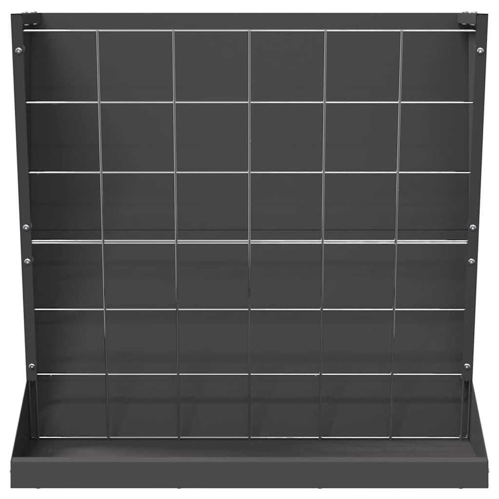 Hø Foder Sort 71 x 33 x 70 cm Koldvalset Stål