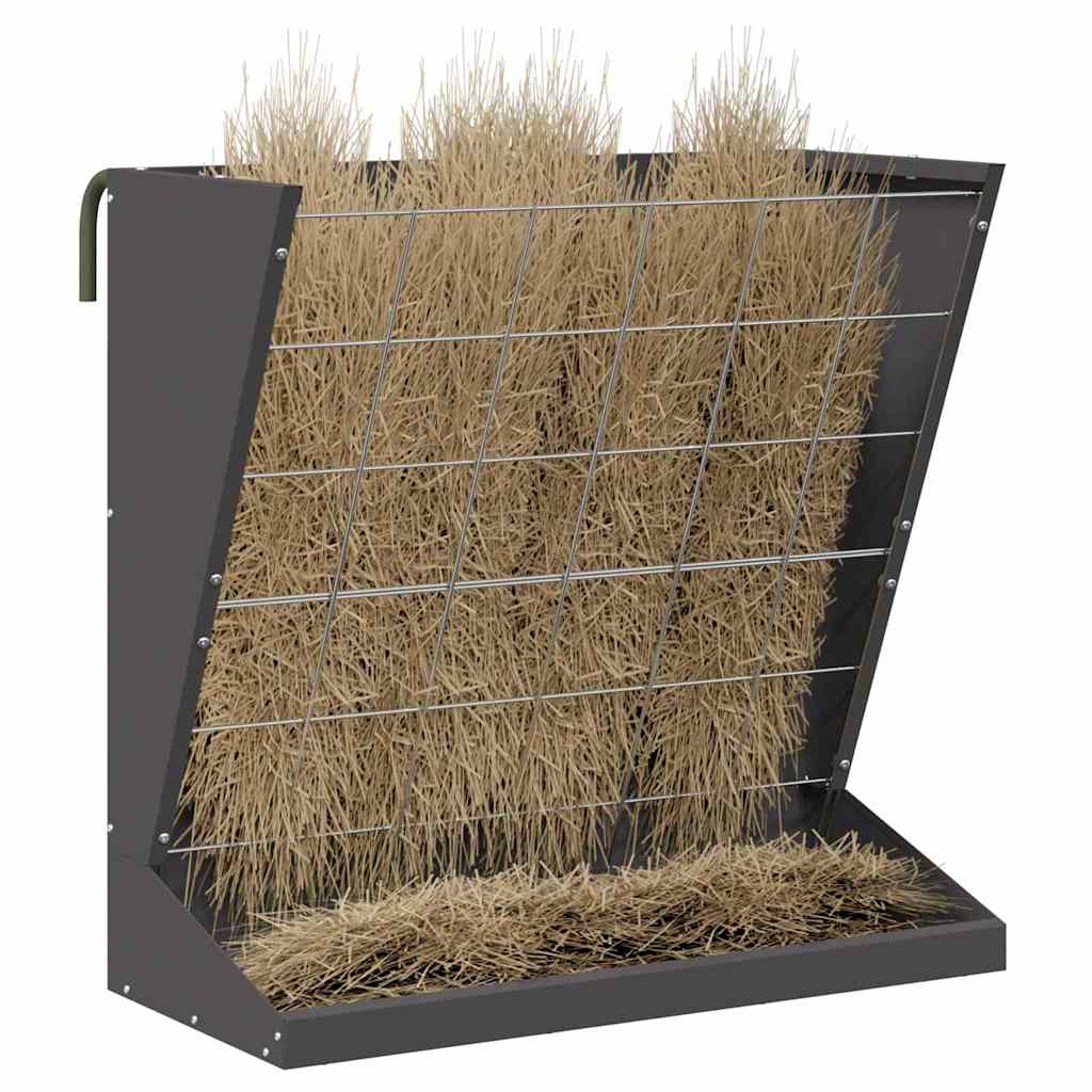 Hø Foder Sort 71 x 33 x 70 cm Koldvalset Stål