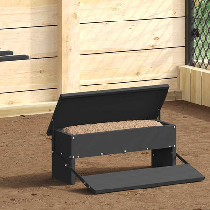 Kylling treadle feeder Sort 48,5 x 39,5 x 19 cm 5 kg