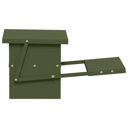 Kylling treadle feeder Oliven grøn 48,5 x 39,5 x 19 cm 5 kg