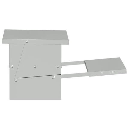 Kylling treadle feeder Sølv 48,5 x 39,5 x 19 cm 5 kg