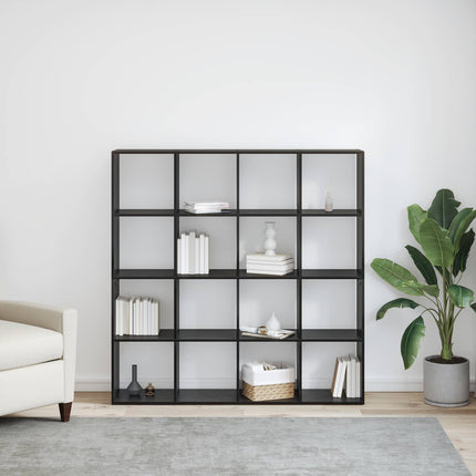 Bogskab 16 niveauer 137,5 x 29 x 137,5 cm Konstrueret træ