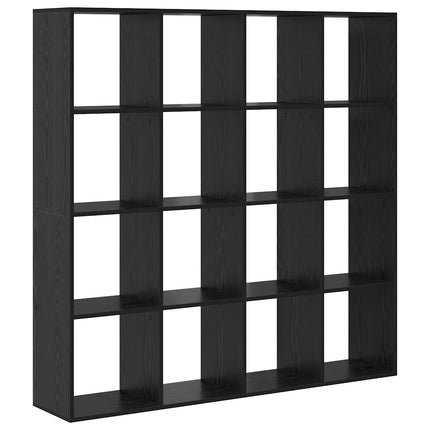 Bogskab 16 niveauer 137,5 x 29 x 137,5 cm Konstrueret træ