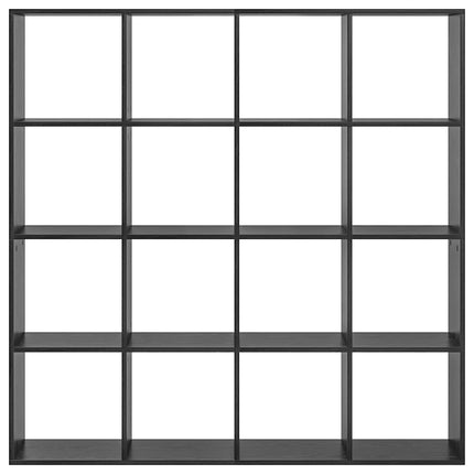 Bogskab 16 niveauer 137,5 x 29 x 137,5 cm Konstrueret træ