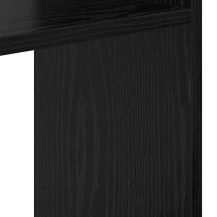 Bogskab Sort eg 92 x 29 x 188 cm Konstrueret træ