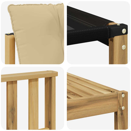 Udendørs sofagruppe 6 stk. Hvid og Beige