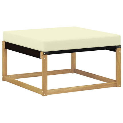 Udendørs sofagruppe 6 stk. Hvid og cremefarvet