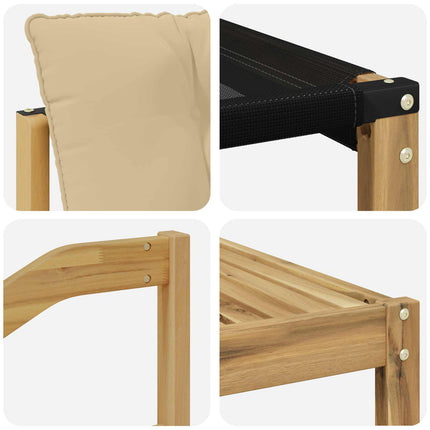 Udendørs sofagruppe 6 stk. Hvid og Beige