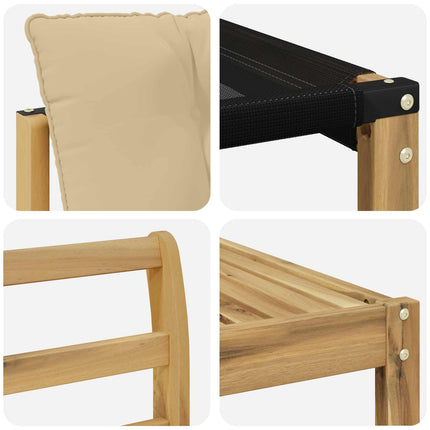 Udendørs sofagruppe 11 stk. Hvid og Beige