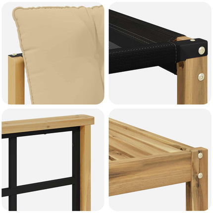 Udendørs sofagruppe 5 stk. Hvid og Beige