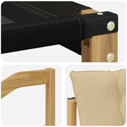 Udendørs sofagruppe 6 stk. Hvid og Beige