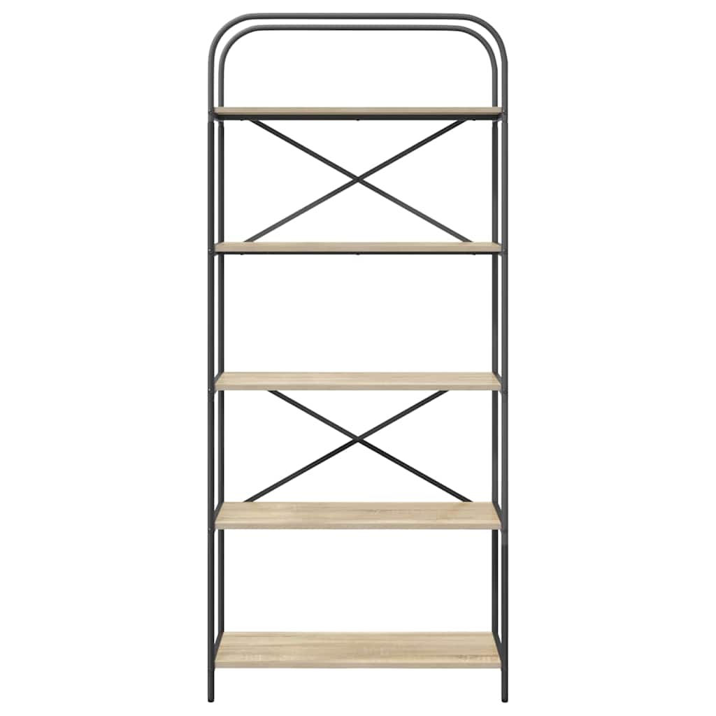 Bogreol Sonoma eg 80 x 30 x 183 cm Konstrueret træ