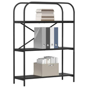 Bogreol Sort eg 80 x 30 x 109 cm Konstrueret træ