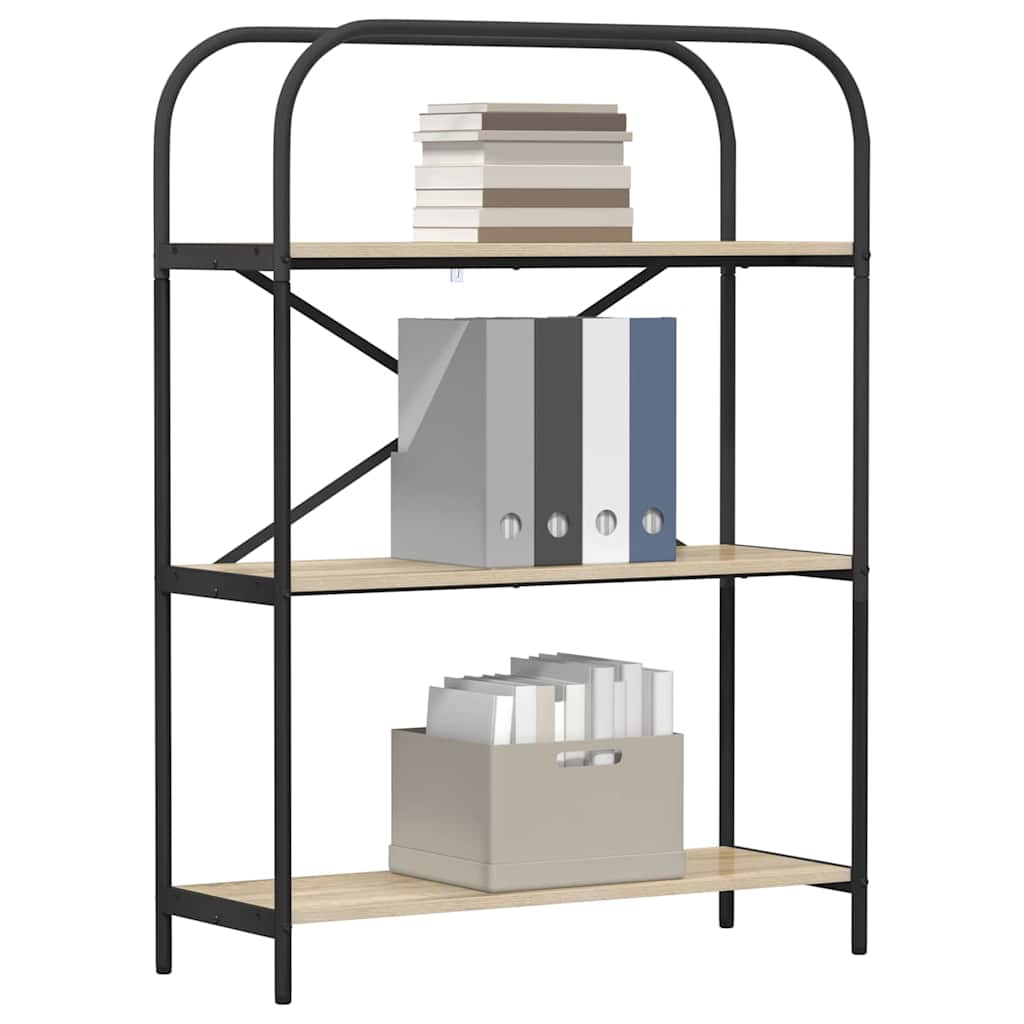 Bogreol Sonoma eg 80 x 30 x 109 cm Konstrueret træ billede