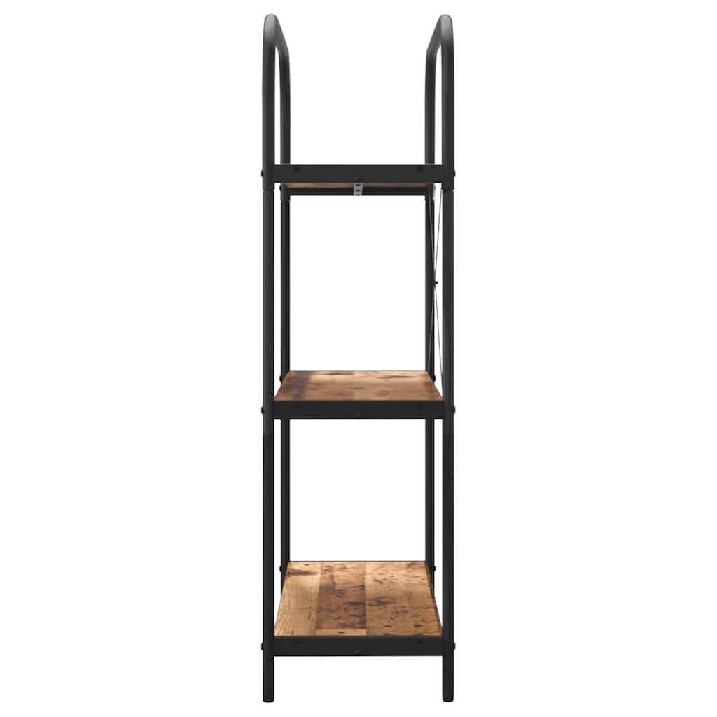 Bogreol Gammelt træ 80 x 30 x 109 cm Konstrueret træ