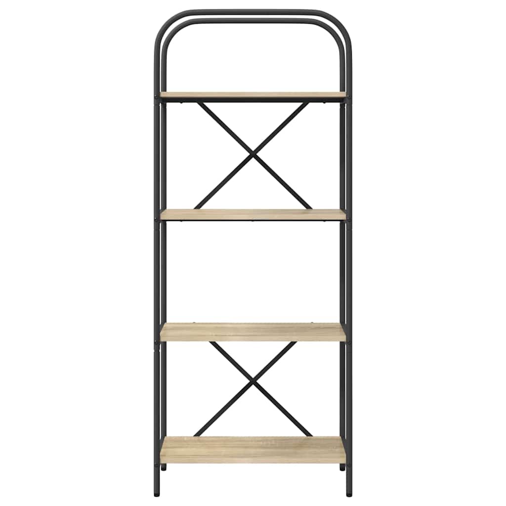 Bogreol Sonoma eg 60 x 30 x 146 cm Konstrueret træ