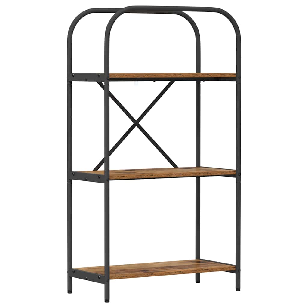 Bogreol Gammelt træ 60 x 30 x 109 cm Konstrueret træ