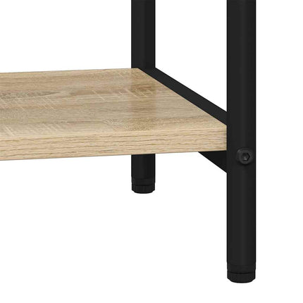 Bogreol 5 niveauer 40 x 30 x 183 cm Konstrueret træ Sonoma eg