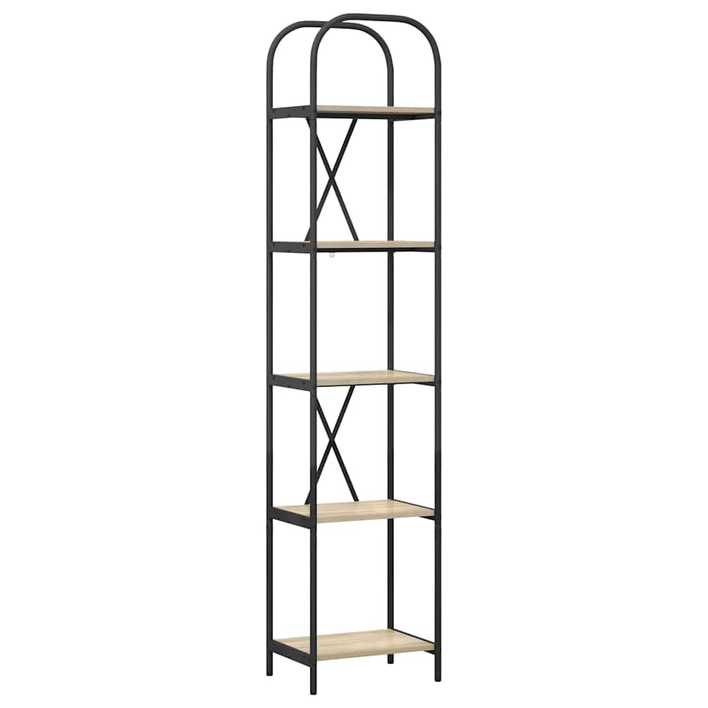 Bogreol Sonoma eg 40 x 30 x 183 cm Konstrueret træ