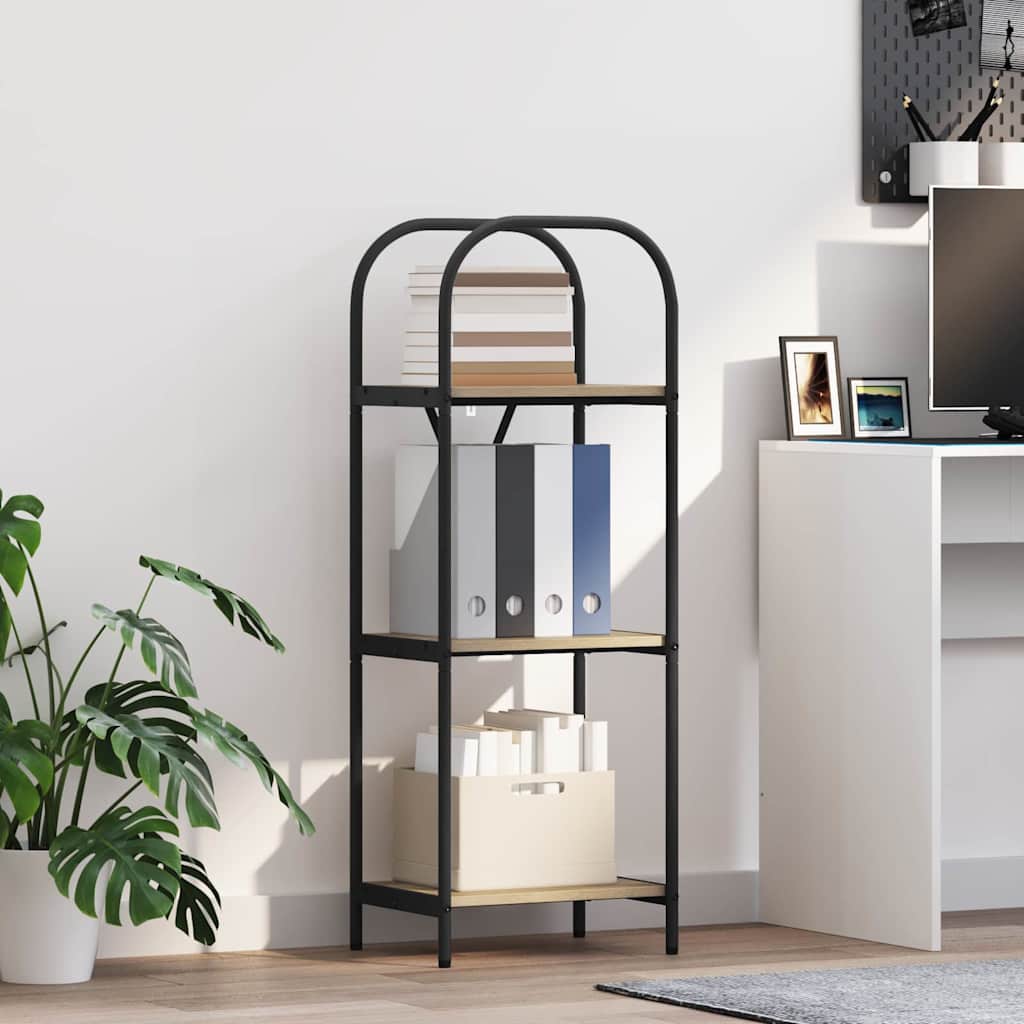 Bogreol Sonoma eg 40 x 30 x 109 cm Konstrueret træ