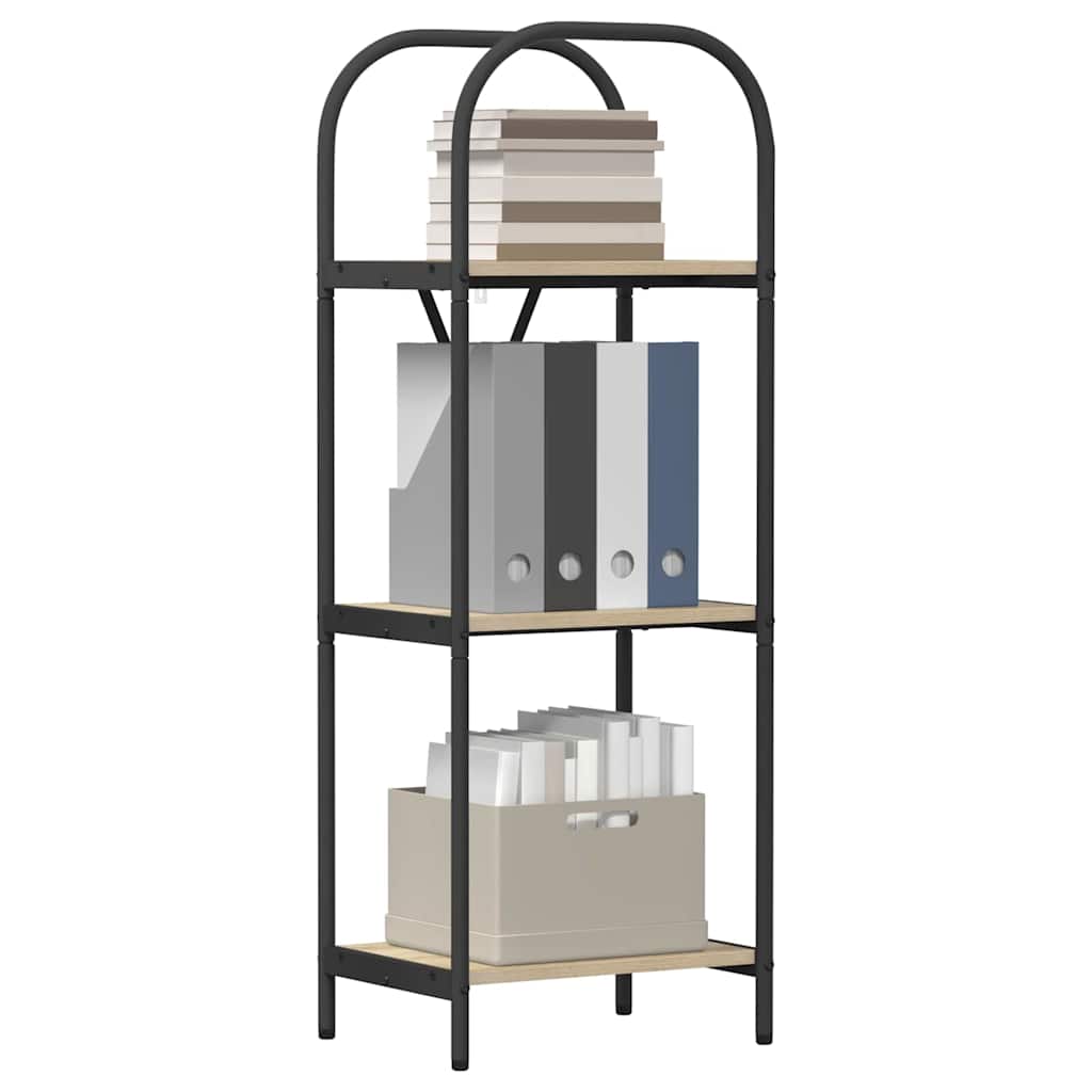 Bogreol Sonoma eg 40 x 30 x 109 cm Konstrueret træ billede