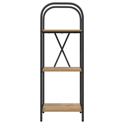 Bogreol 3 niveauer 40 x 30 x 109 cm Konstrueret træ