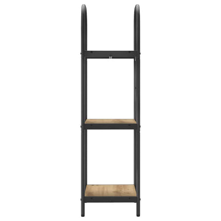 Bogreol 3 niveauer 40 x 30 x 109 cm Konstrueret træ
