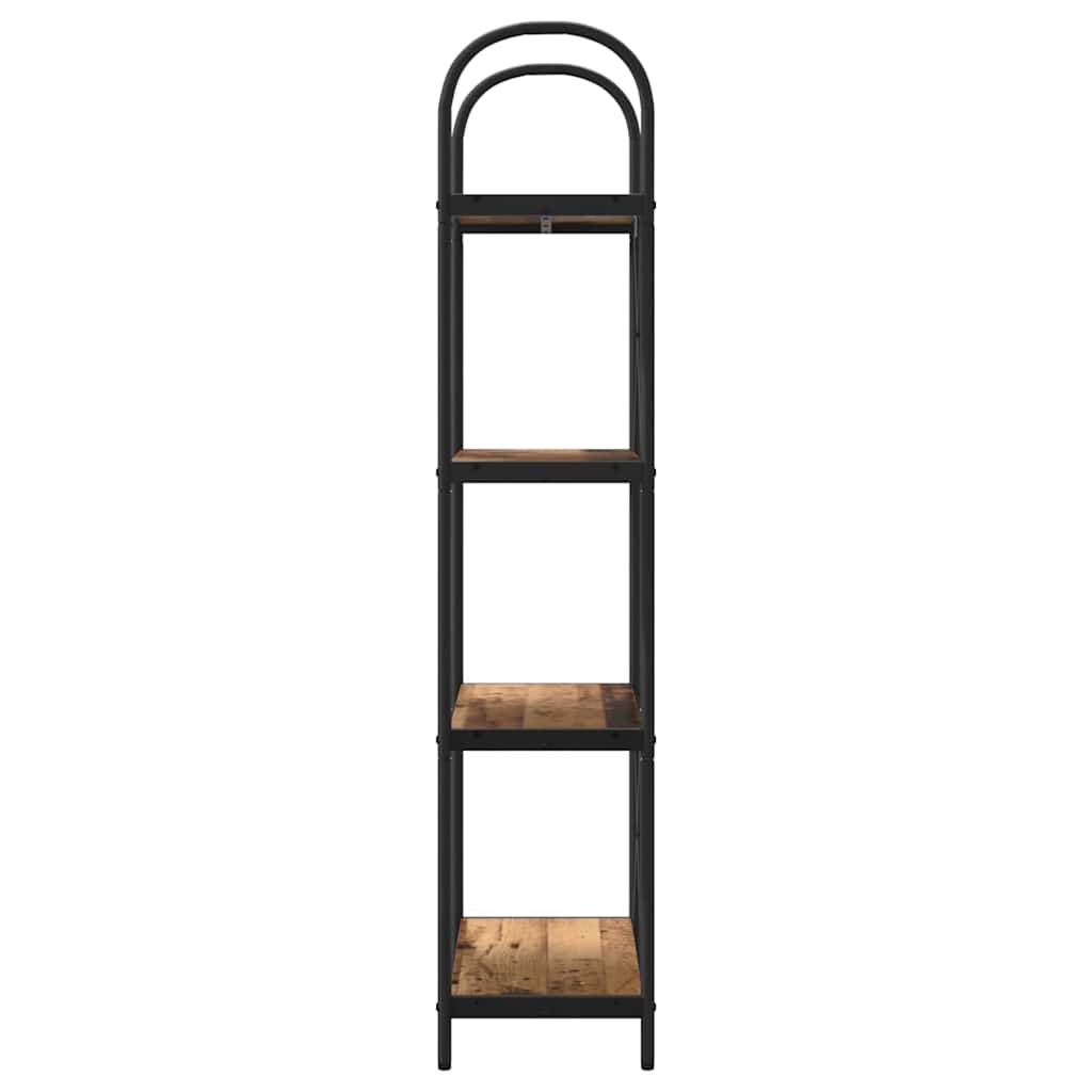 Bogreol Gammelt træ 60 x 30 x 146 cm Konstrueret træ